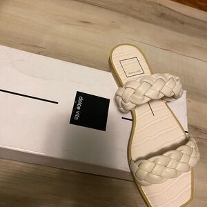 Dolce Vita Women's Ivory Braided Sandals